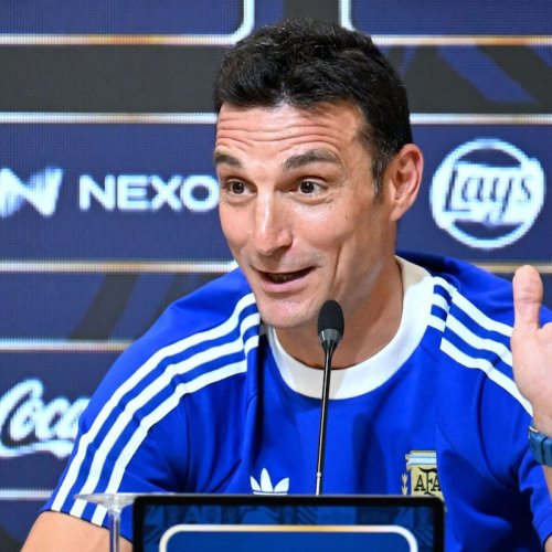Scaloni: “Vamos a dejar hasta la última gota de sudor”