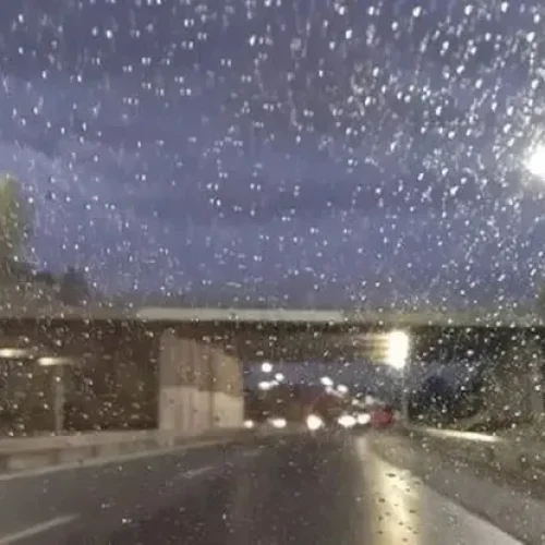 Comienzo de semana con viento y lluvia