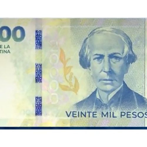 El Banco Central puso en circulación el billete de $20.000