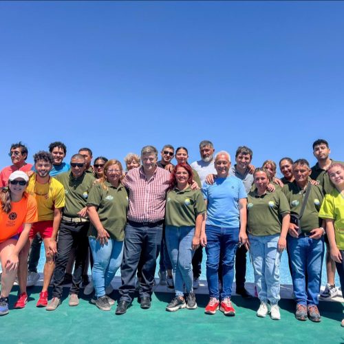 El intendente de 25 de Mayo habilito el balneario municipal renovado y saco mas de 35 movilidades a trabajar