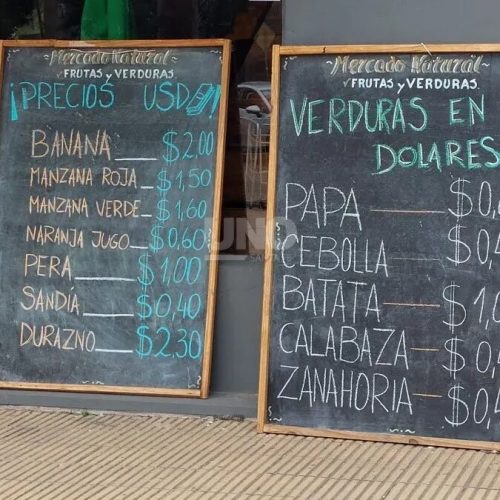 Desde hoy, los comercios podrán etiquetar los precios en dólares