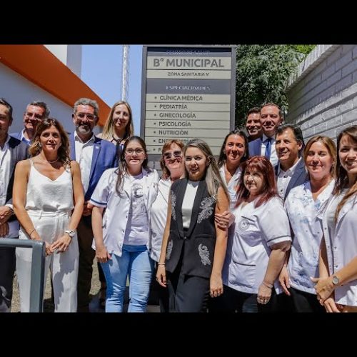 Inauguran obras de ampliación y refacción del Centro de Salud Municipal