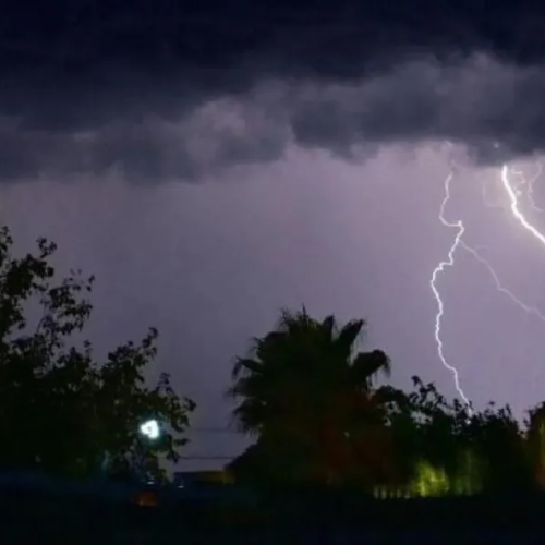 Jueves caluroso y noche de tormenta en la provincia